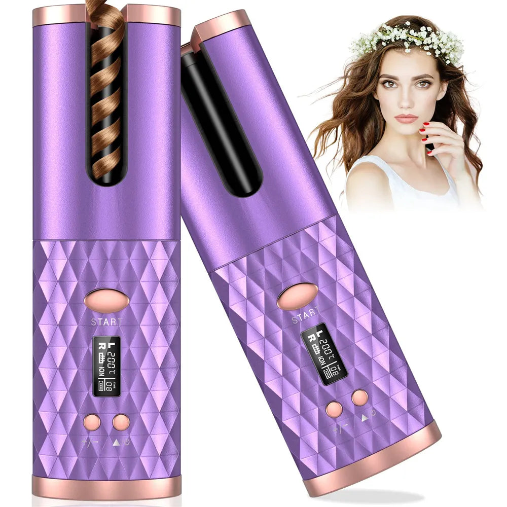 Cordless Auto Rotating Hair Curler